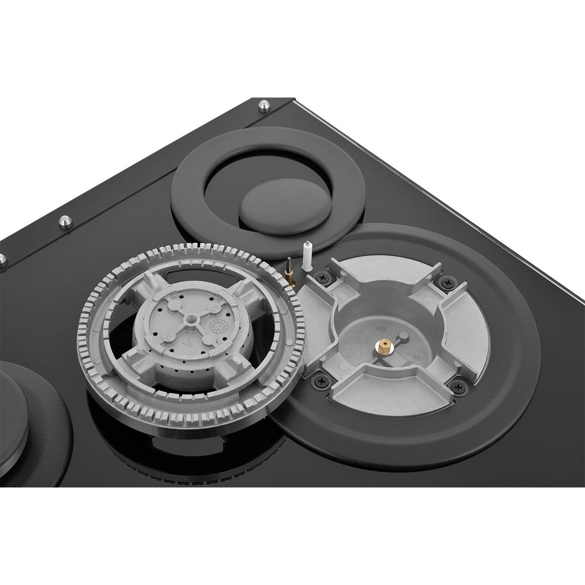 картинка Встраиваемая газовая варочная панель ZUGEL ZGH450X, черная