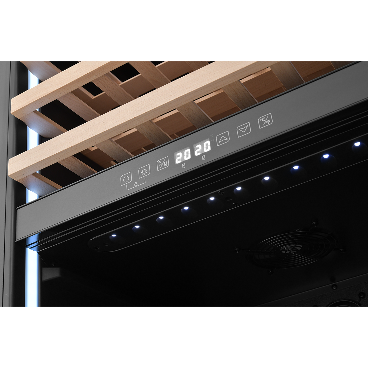 картинка Встраиваемый винный шкаф ZUGEL ZCWI570DB, Dual Zone