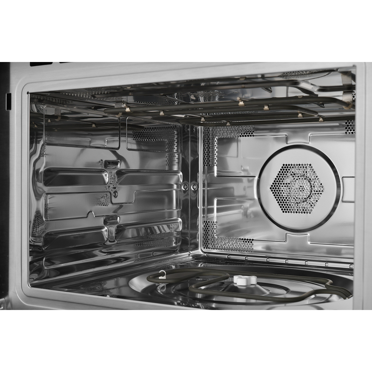 картинка Встраиваемый компактный духовой шкаф с СВЧ ZUGEL ZOE610B, черный