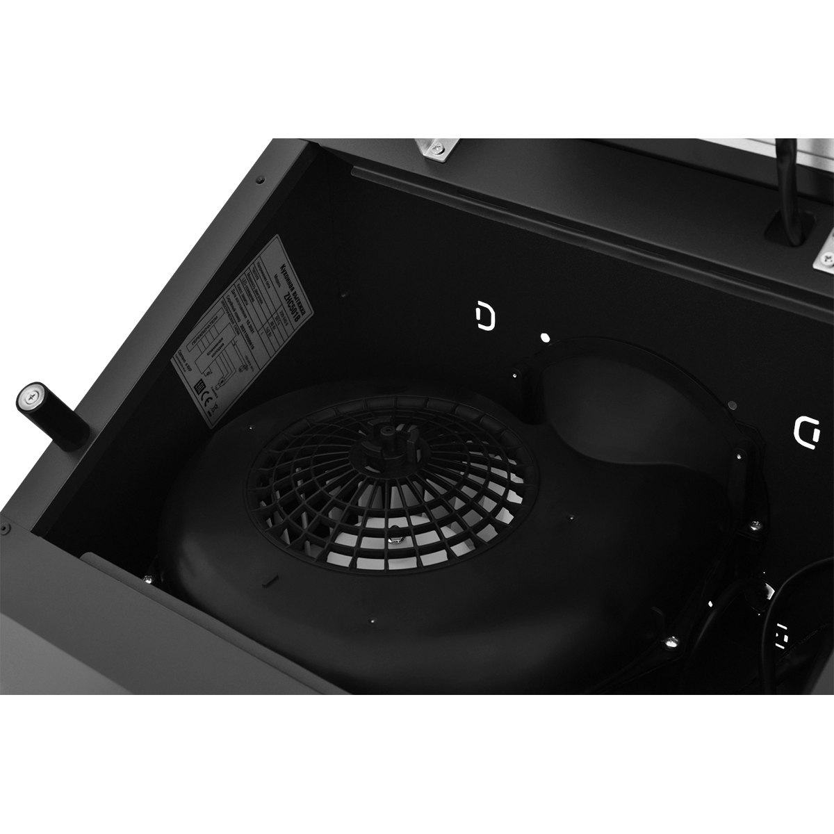 картинка Вытяжка ZUGEL ZHC501B наклонная, черная