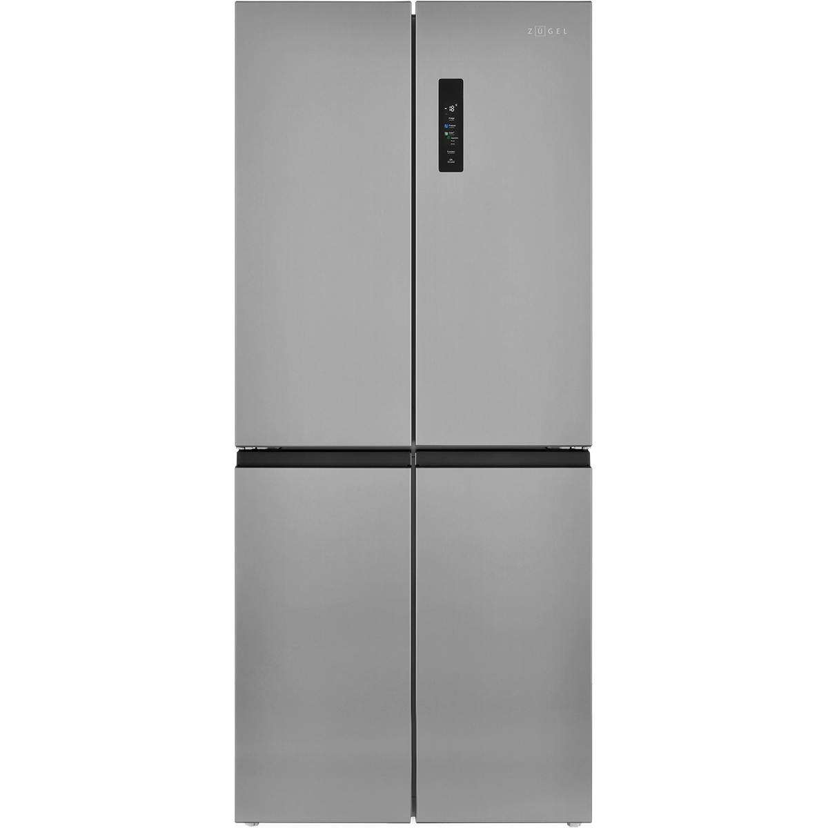картинка Холодильник Cross Door ZUGEL ZRCD430X, нерж. сталь