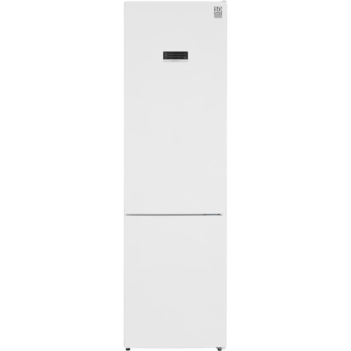 картинка Холодильник комбинированный ZUGEL ZRFB2BNFW, белый металл