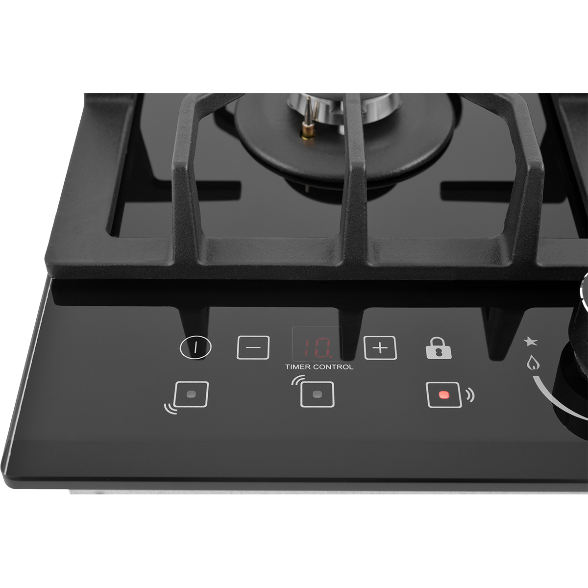 картинка Встраиваемая газовая варочная панель ZUGEL ZGH450X, черная