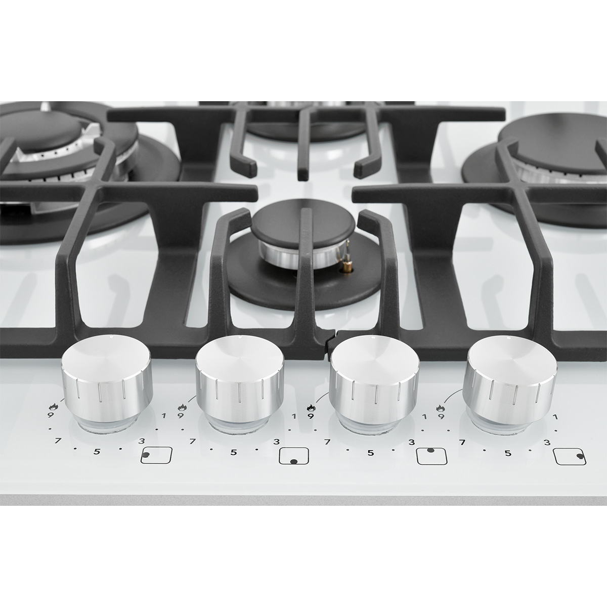 картинка Встраиваемая газовая варочная панель ZUGEL ZGH600W, белая