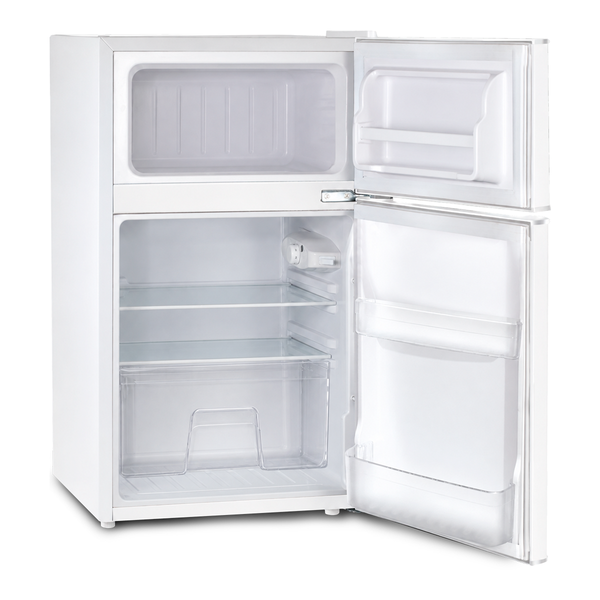 картинка Холодильник мини комбинированный ZUGEL ZRF100W, белый