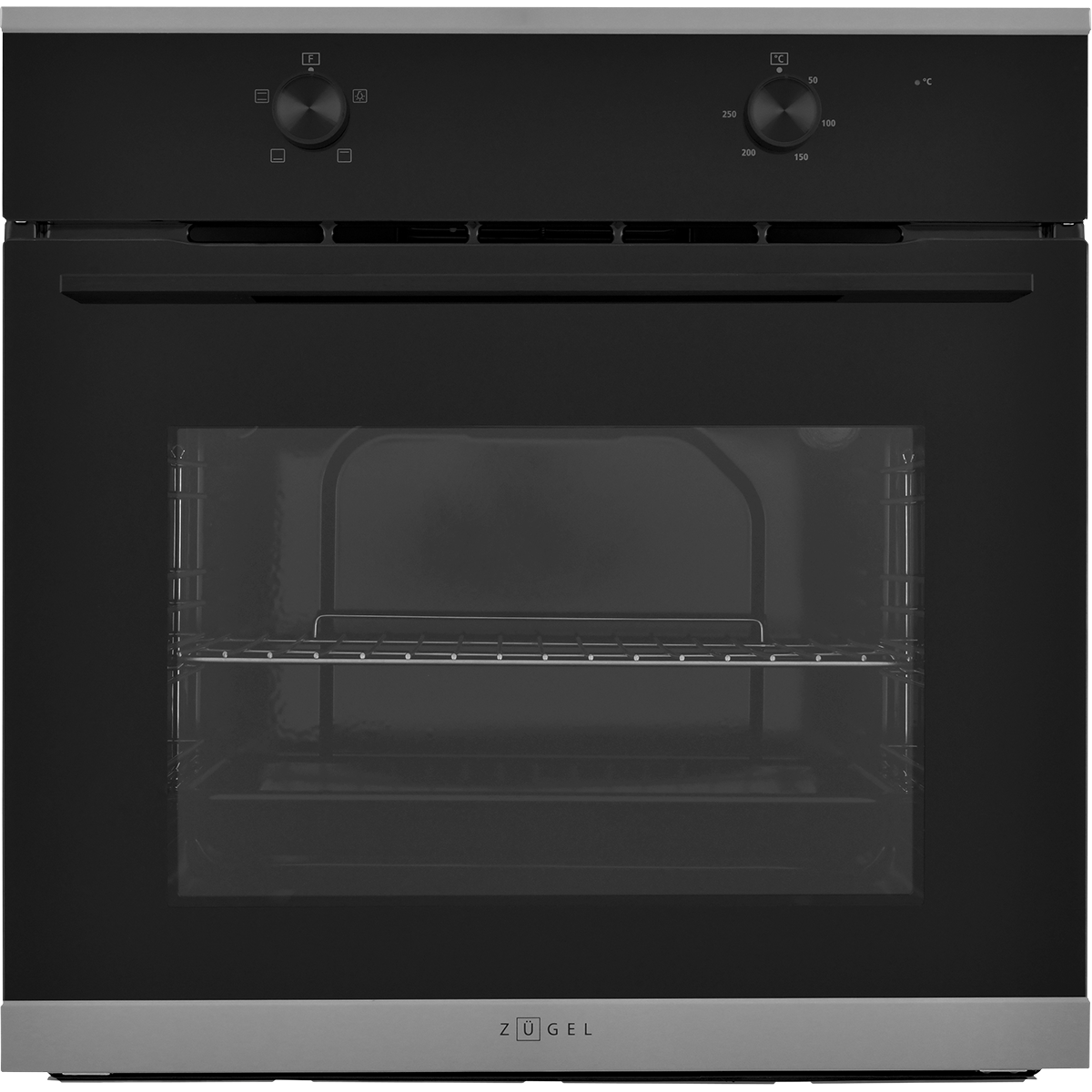 картинка Встраиваемый электрический духовой шкаф ZUGEL ZOE605X, нерж. сталь