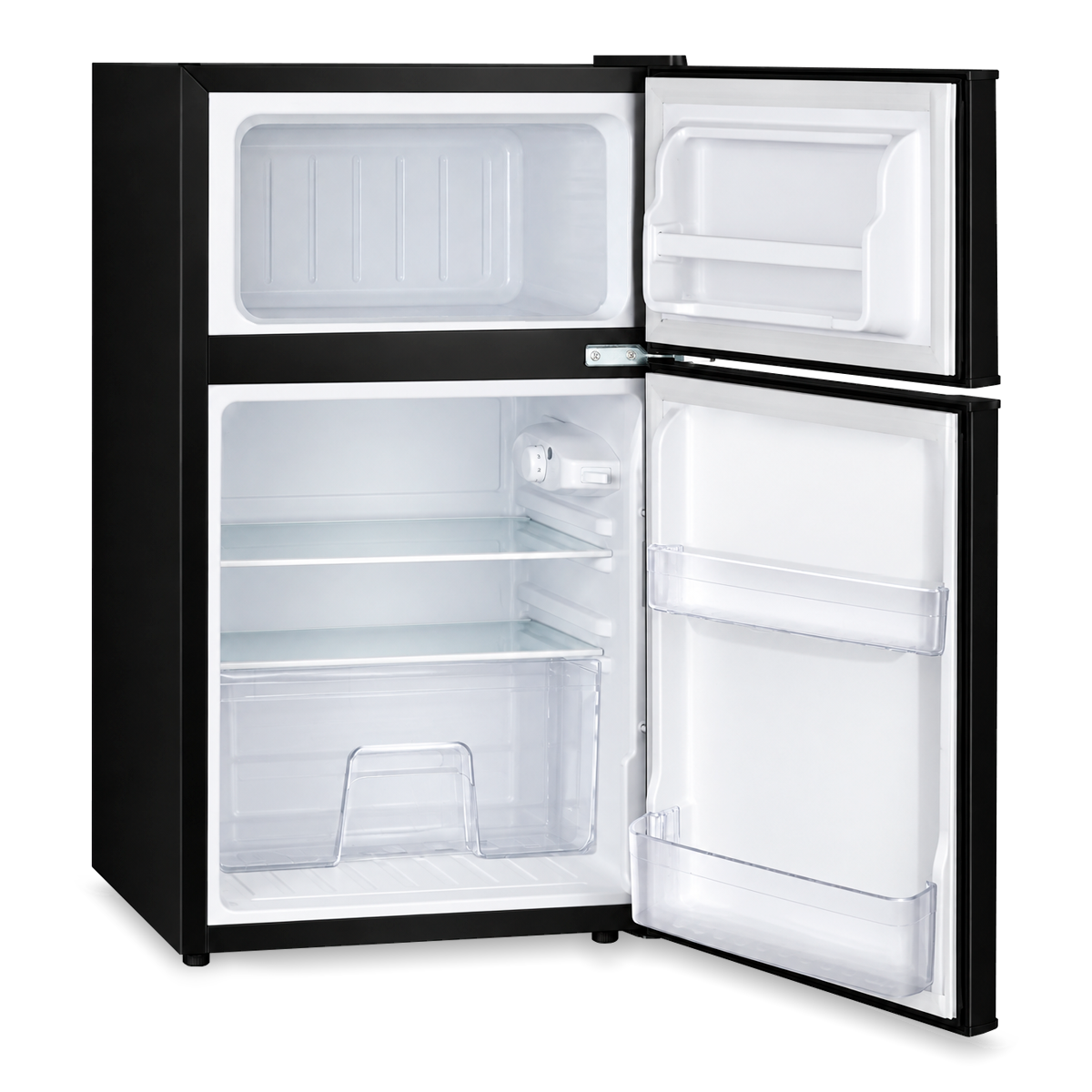 картинка Холодильник мини комбинированный ZUGEL ZRF100B, черный