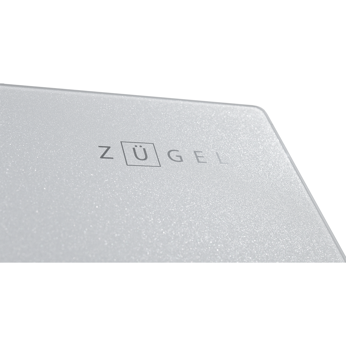 Холодильник Cross Door ZUGEL ZRCD430W, белое стекло