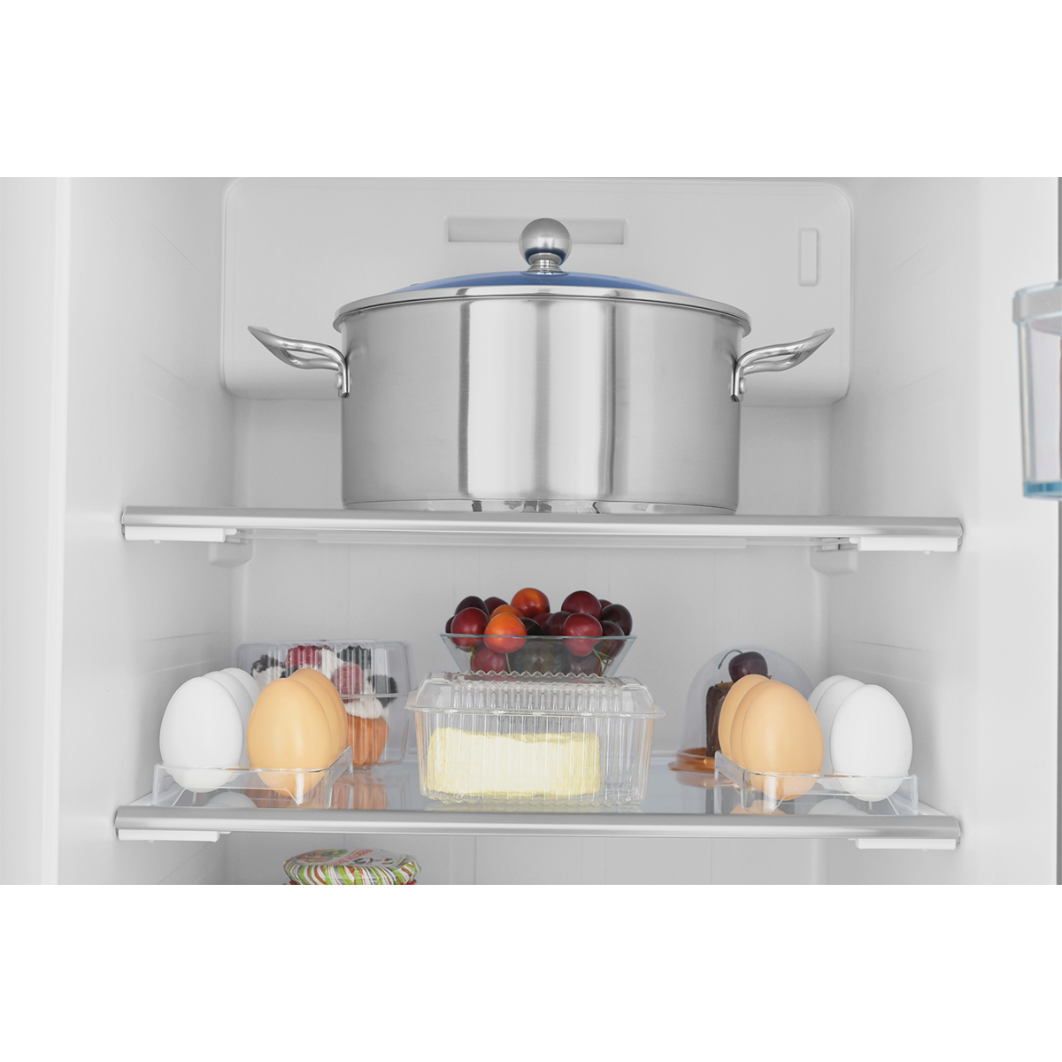 картинка Холодильник T-Door ZUGEL ZRTD459GW, белое стекло