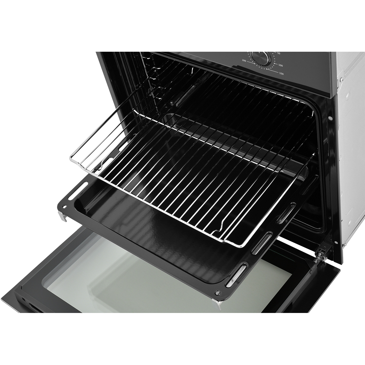 Встраиваемый электрический духовой шкаф ZUGEL ZOE602B, черный