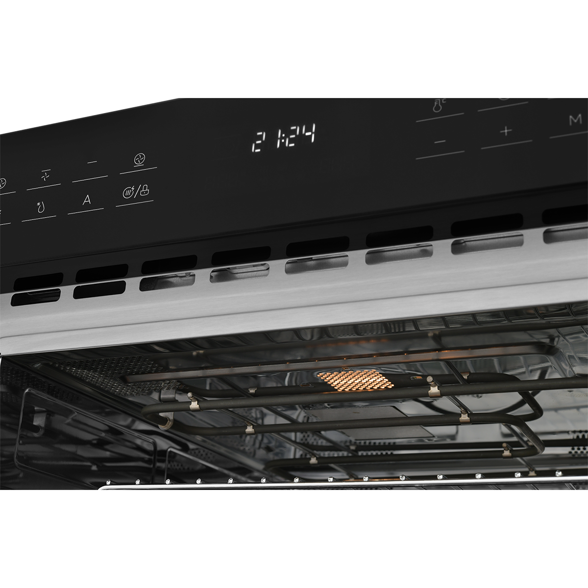 картинка Встраиваемый компактный духовой шкаф с СВЧ ZUGEL ZOE610B, черный