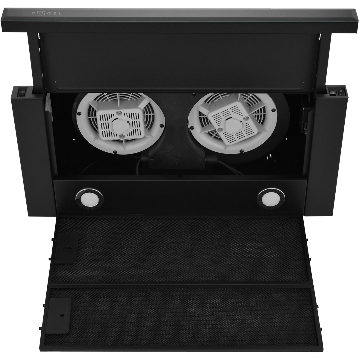 картинка Вытяжка телескопическая ZUGEL ZHT651GB, черная