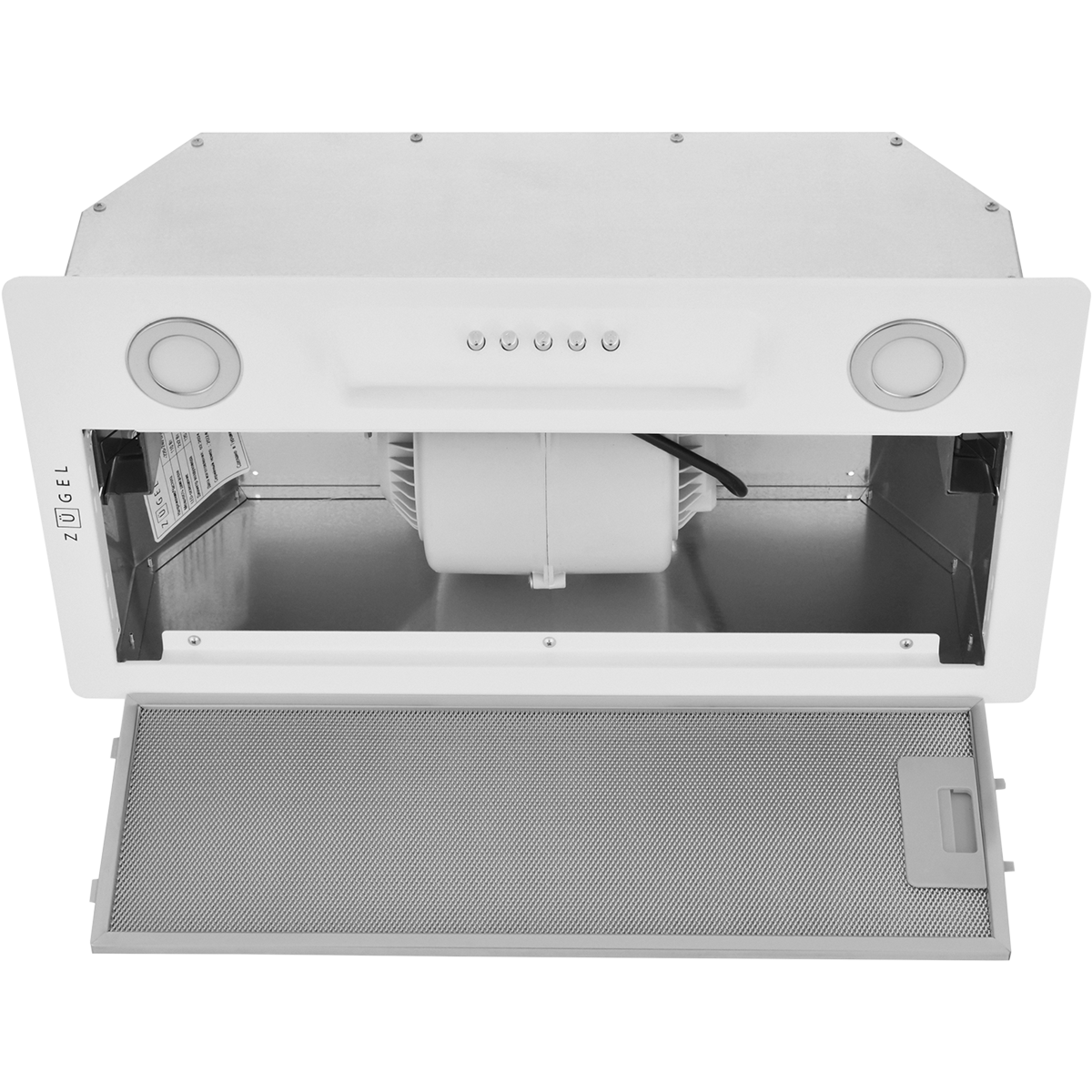 картинка Вытяжка встраиваемая ZUGEL ZHI521W, белая