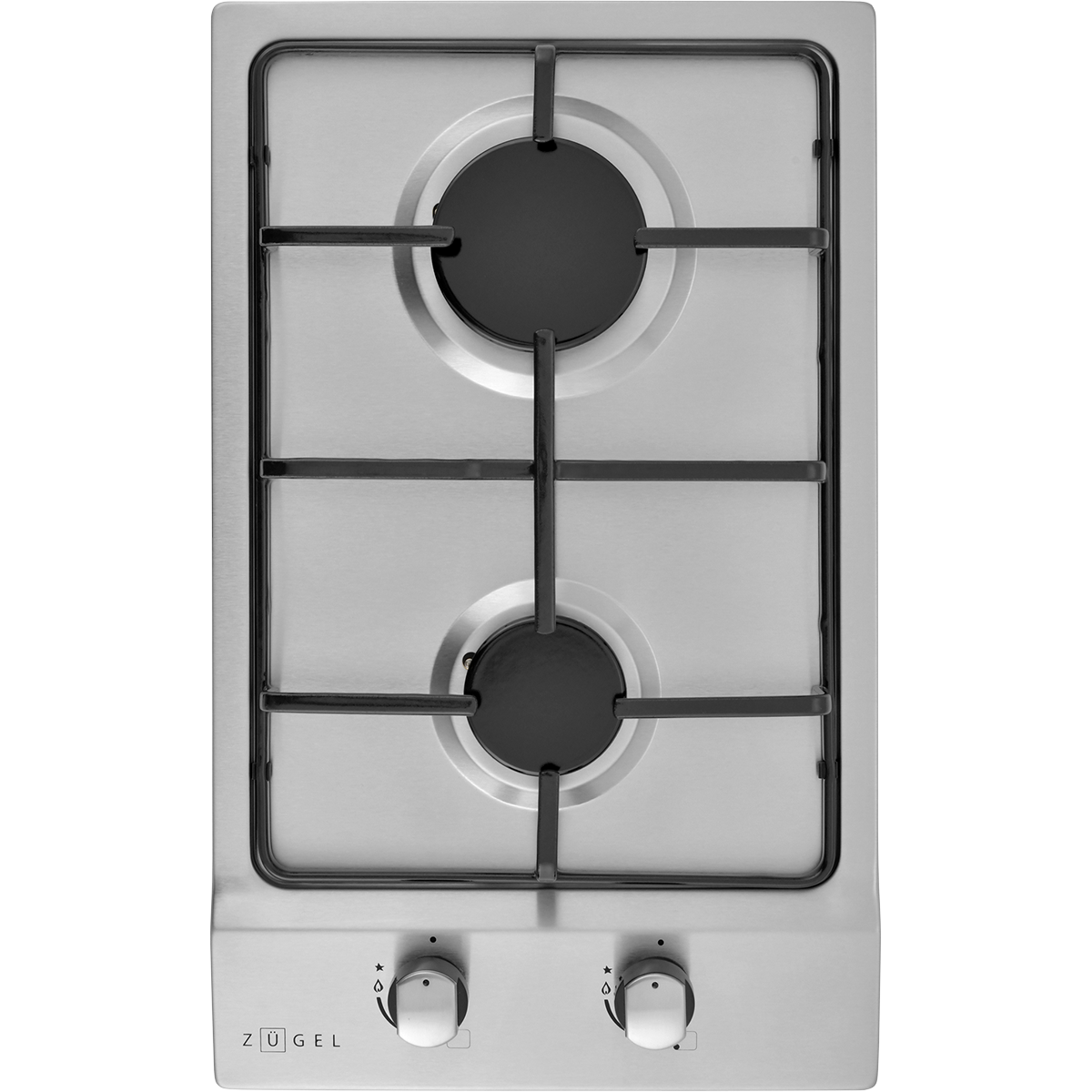 картинка Встраиваемая газовая варочная панель ZUGEL ZGH293X, нерж. сталь