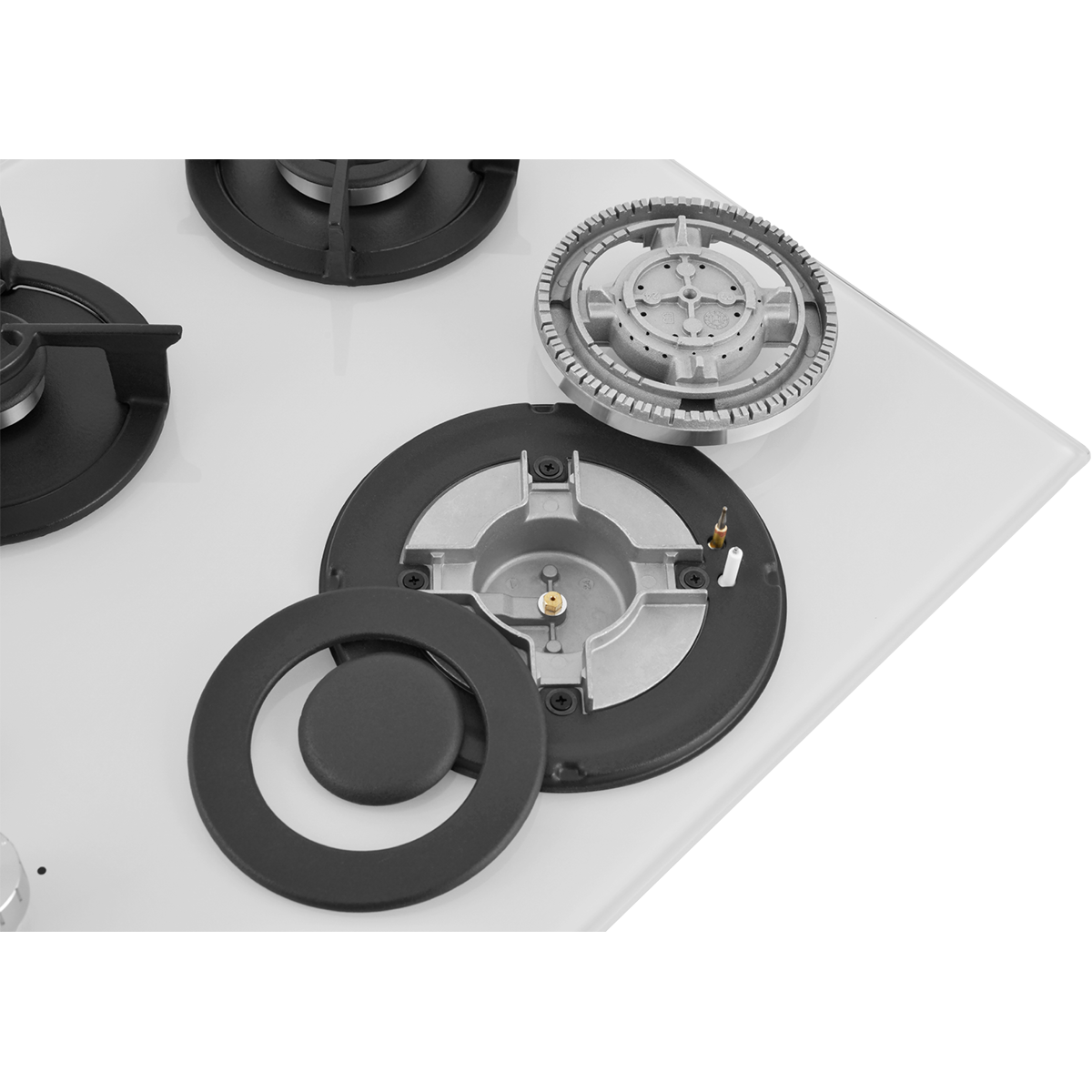 картинка Встраиваемая газовая варочная панель ZUGEL ZGH452W, белая