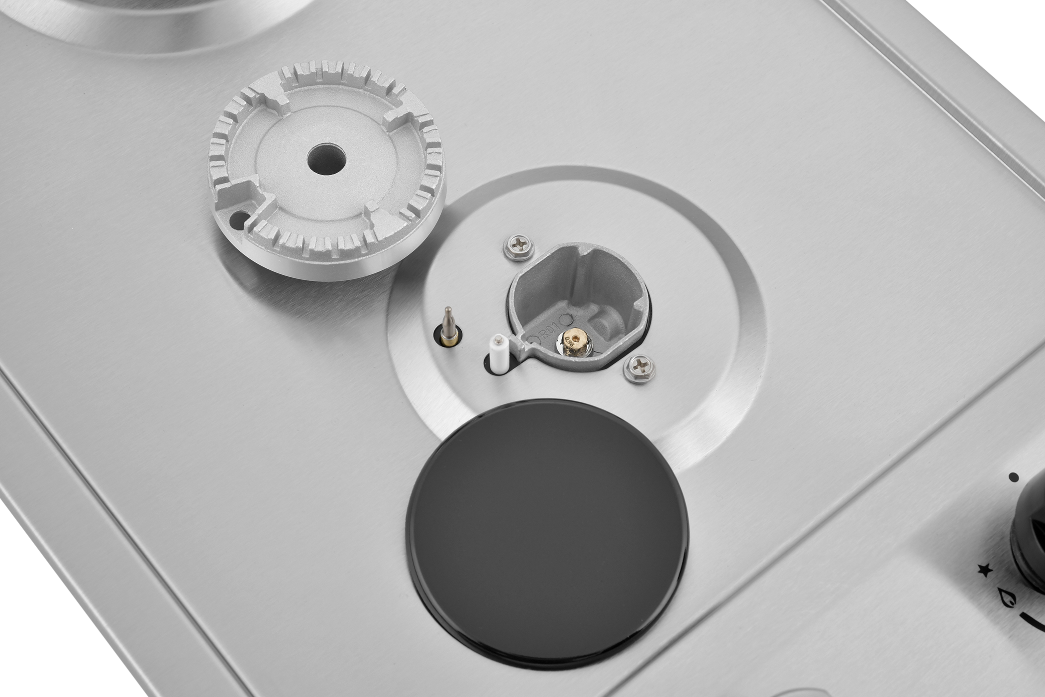 картинка Встраиваемая газовая варочная панель ZUGEL ZGH293X, нерж. сталь