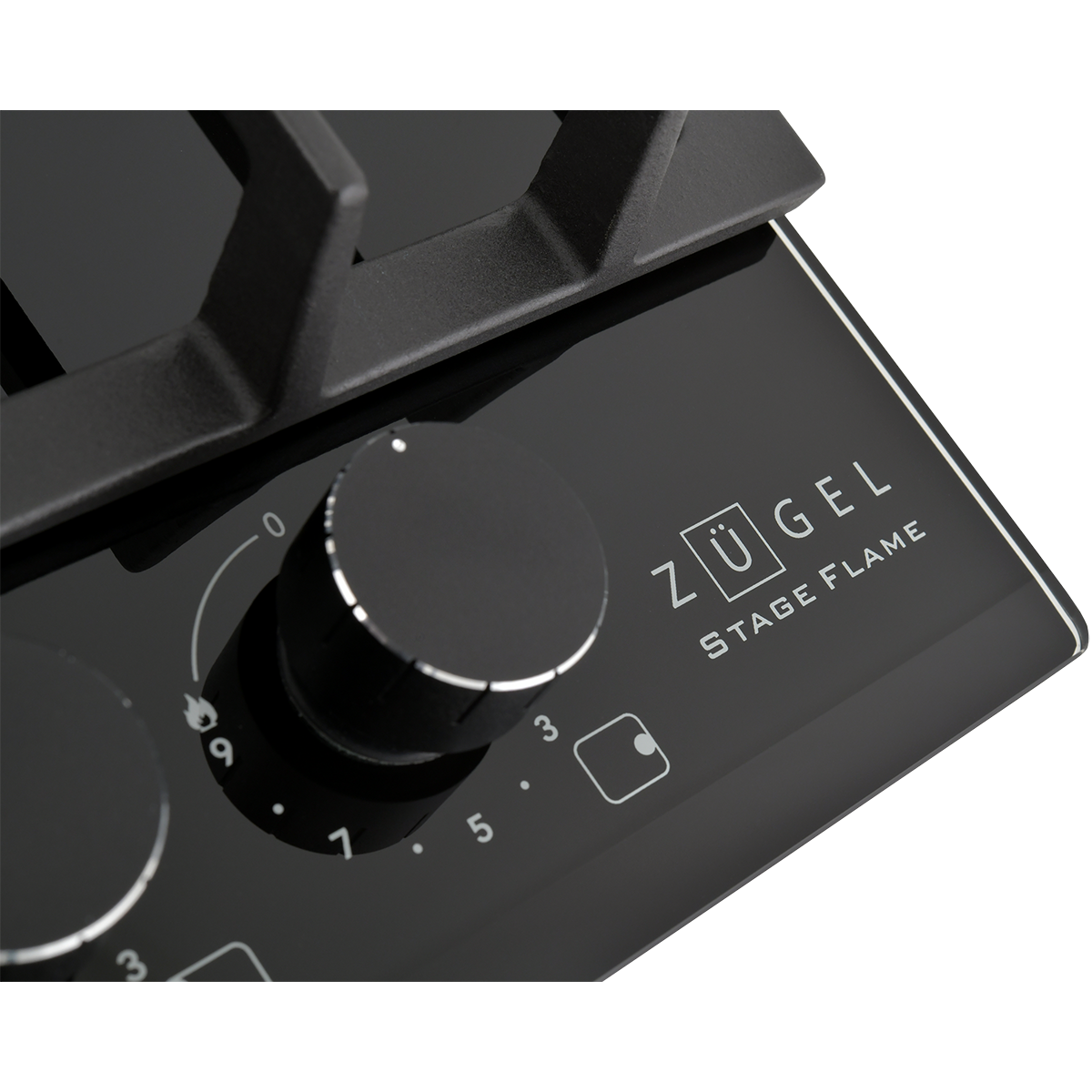 картинка Встраиваемая газовая варочная панель ZUGEL ZGH450X, черная