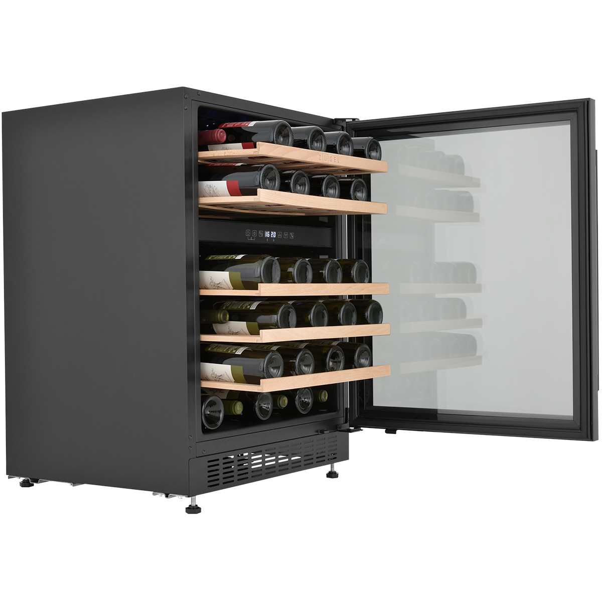 картинка Встраиваемый винный шкаф ZUGEL ZCWI460DB, Dual Zone