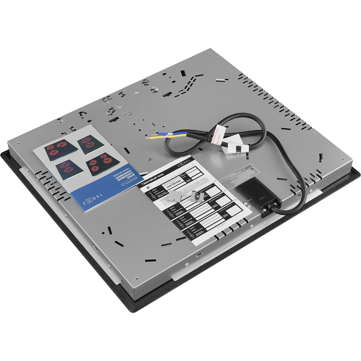 картинка Варочная панель стеклокерамическая ZUGEL ZEH610B, черная