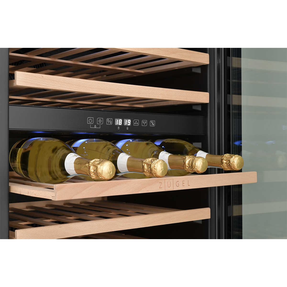 картинка Встраиваемый винный шкаф ZUGEL ZCWI460DB, Dual Zone
