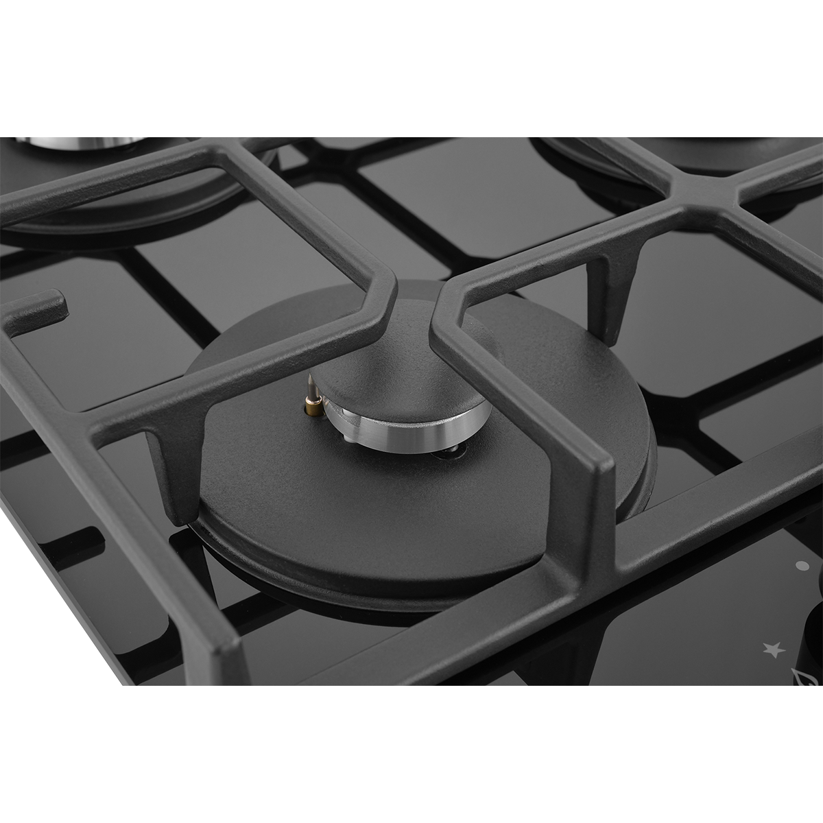 картинка Встраиваемая газовая варочная панель ZUGEL ZGH453B, черная