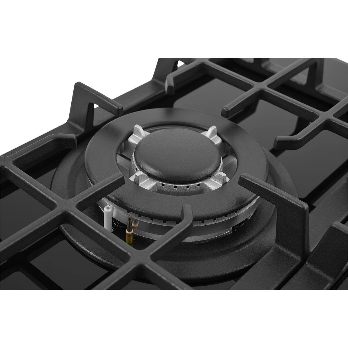 картинка Встраиваемая газовая варочная панель ZUGEL ZGH451B, черная