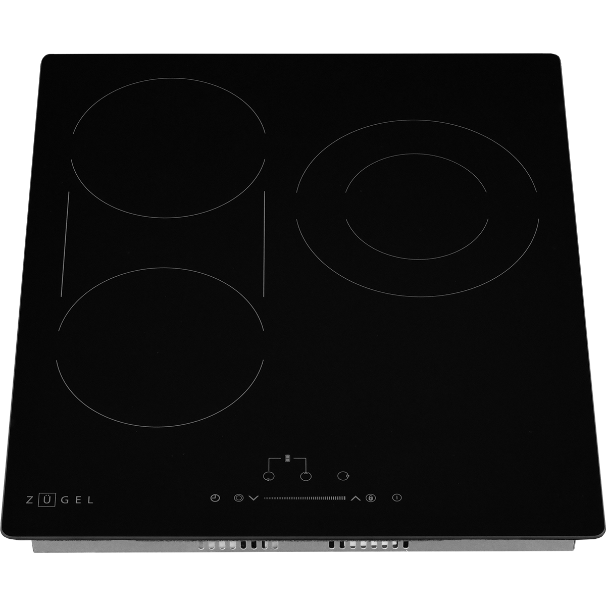 картинка Варочная панель стеклокерамическая ZUGEL ZEH451C, черная