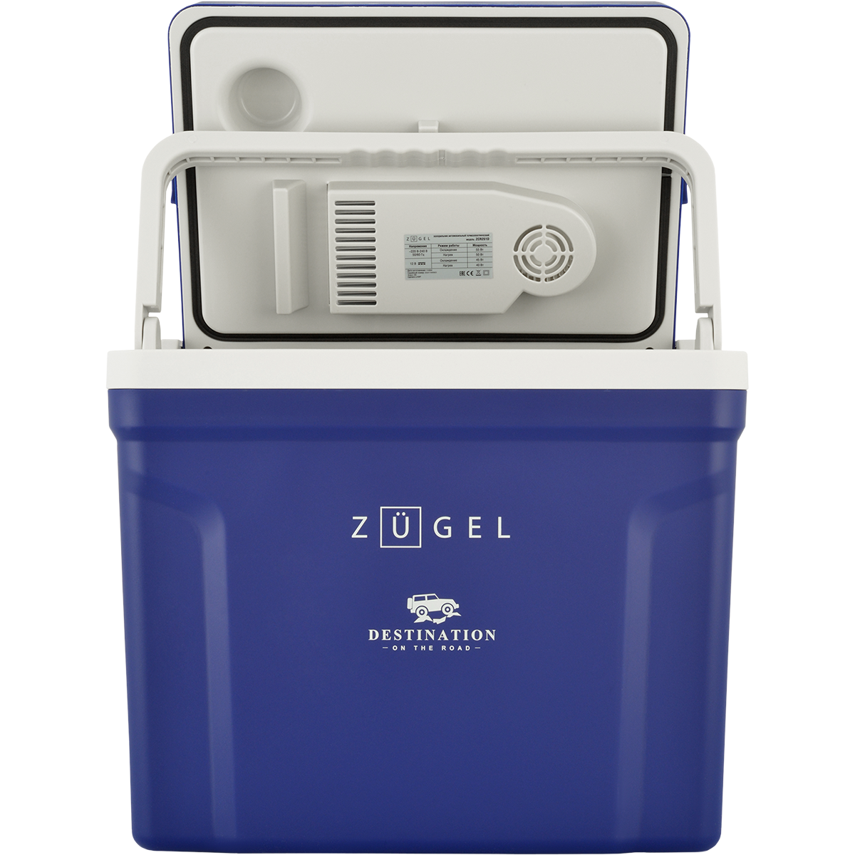 картинка Автомобильный холодильник ZUGEL ZCR251D, синий