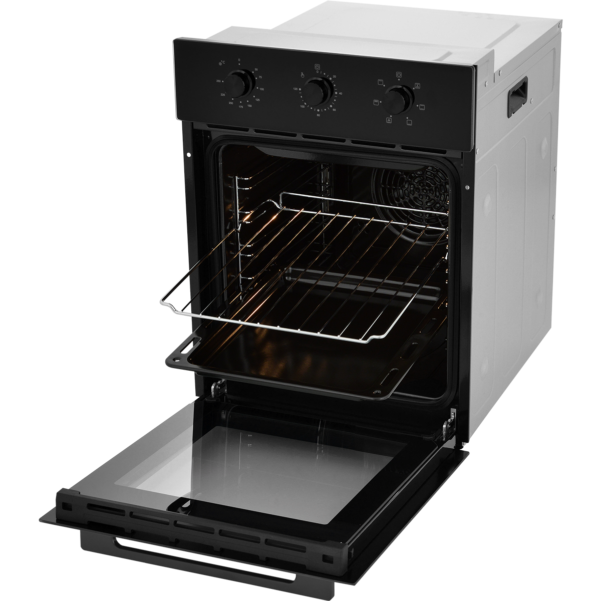 Встраиваемый электрический духовой шкаф ZUGEL ZOE451B, черный