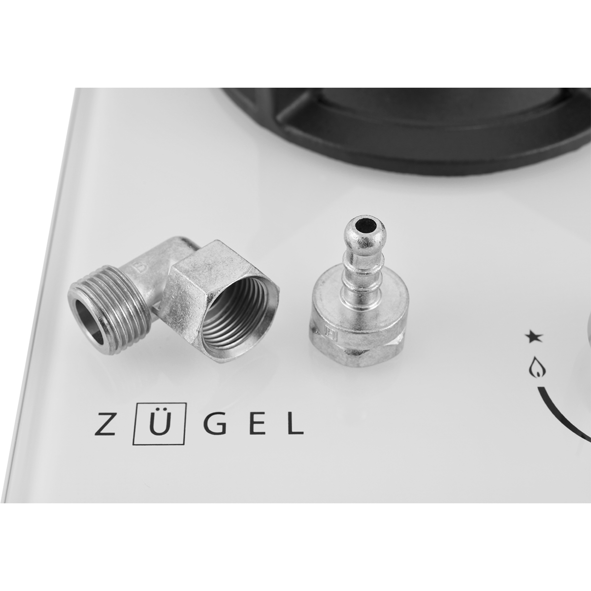 картинка Встраиваемая газовая варочная панель ZUGEL ZGH452W, белая