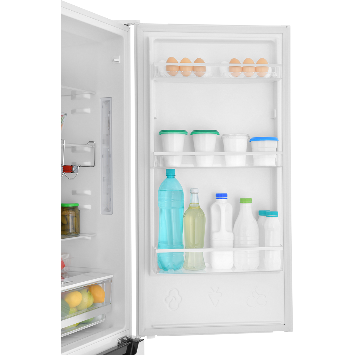 картинка Холодильник Italian Door ZUGEL ZRFD200W, белый металл