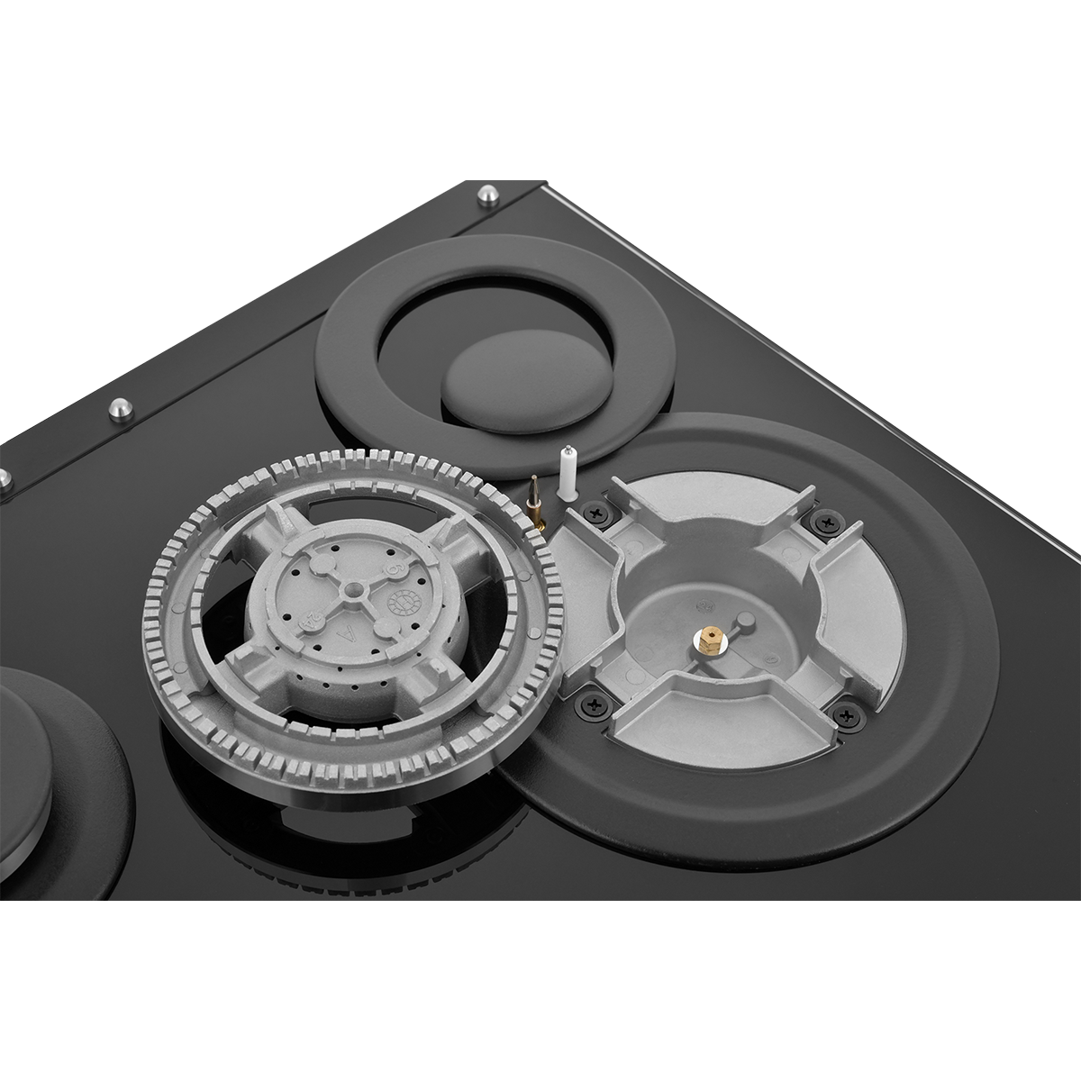 картинка Встраиваемая газовая варочная панель ZUGEL ZGH450X, черная