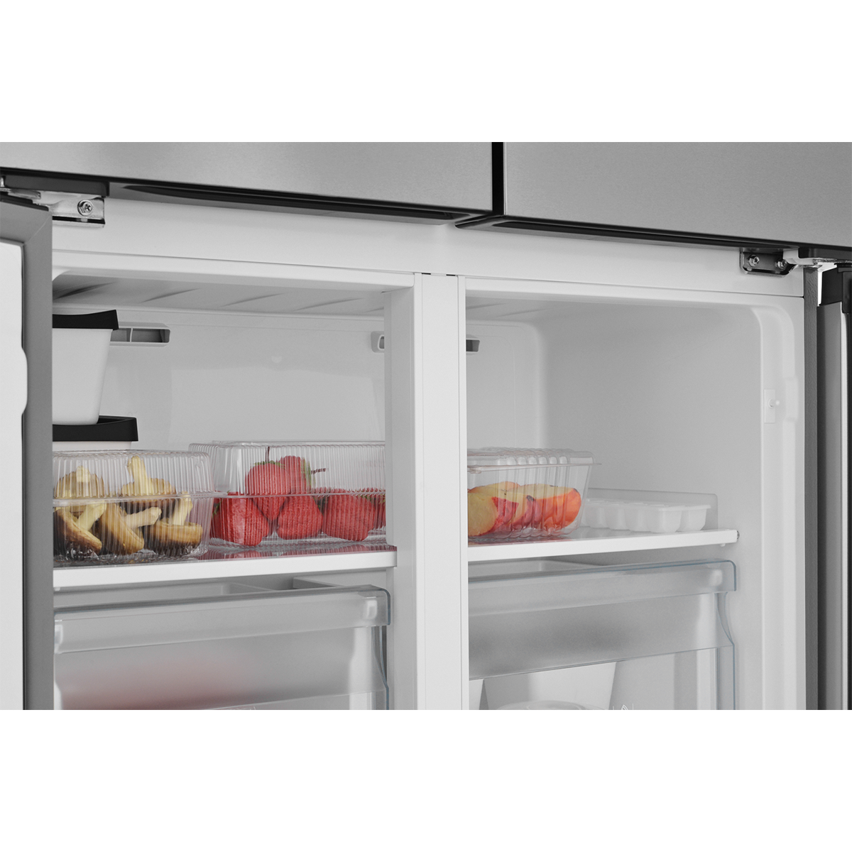 картинка Холодильник Cross Door ZUGEL ZRCD430X, нерж. сталь