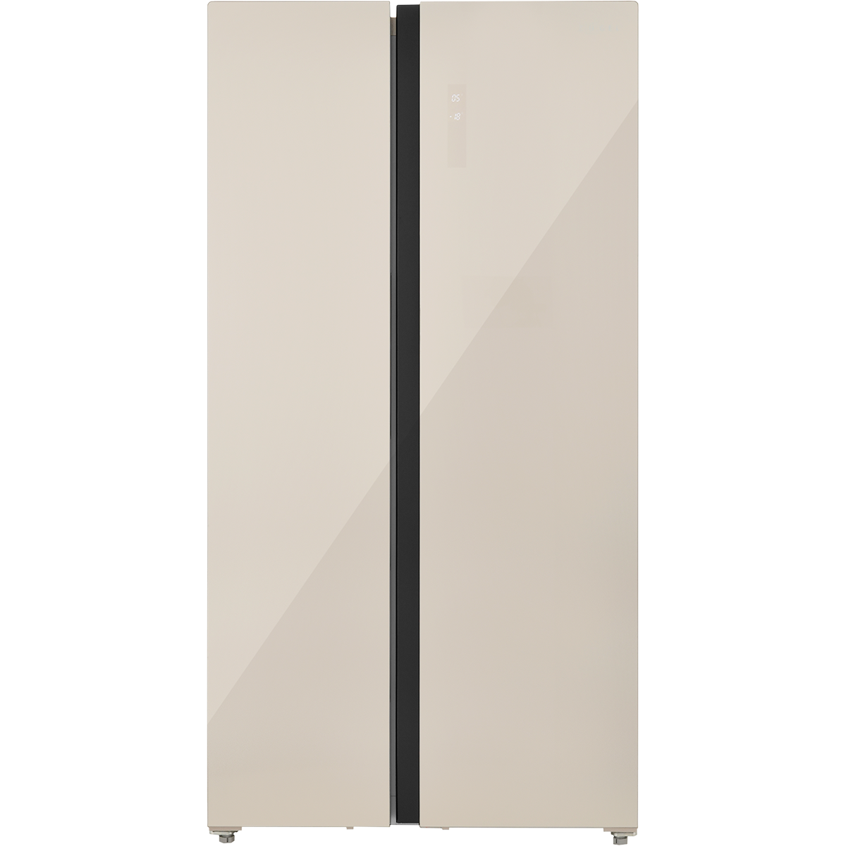 Холодильник Side-by-Side ZUGEL ZRSS630C, бежевое стекло