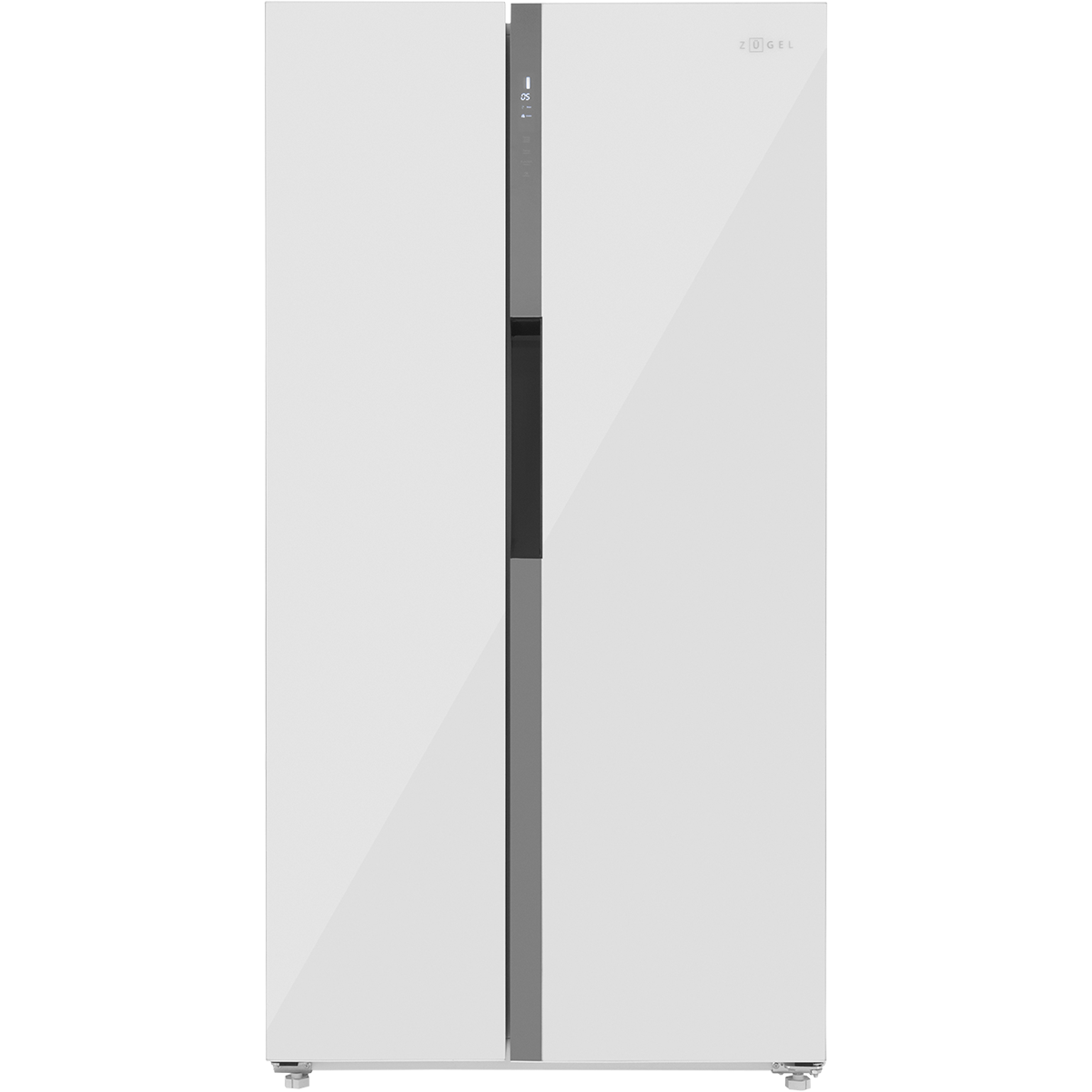 Холодильник Side-by-Side ZUGEL ZRSS630W, белое стекло