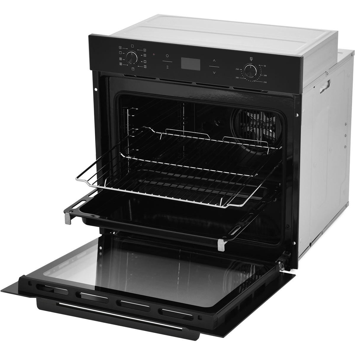 Встраиваемый электрический духовой шкаф ZUGEL ZOE602B, черный