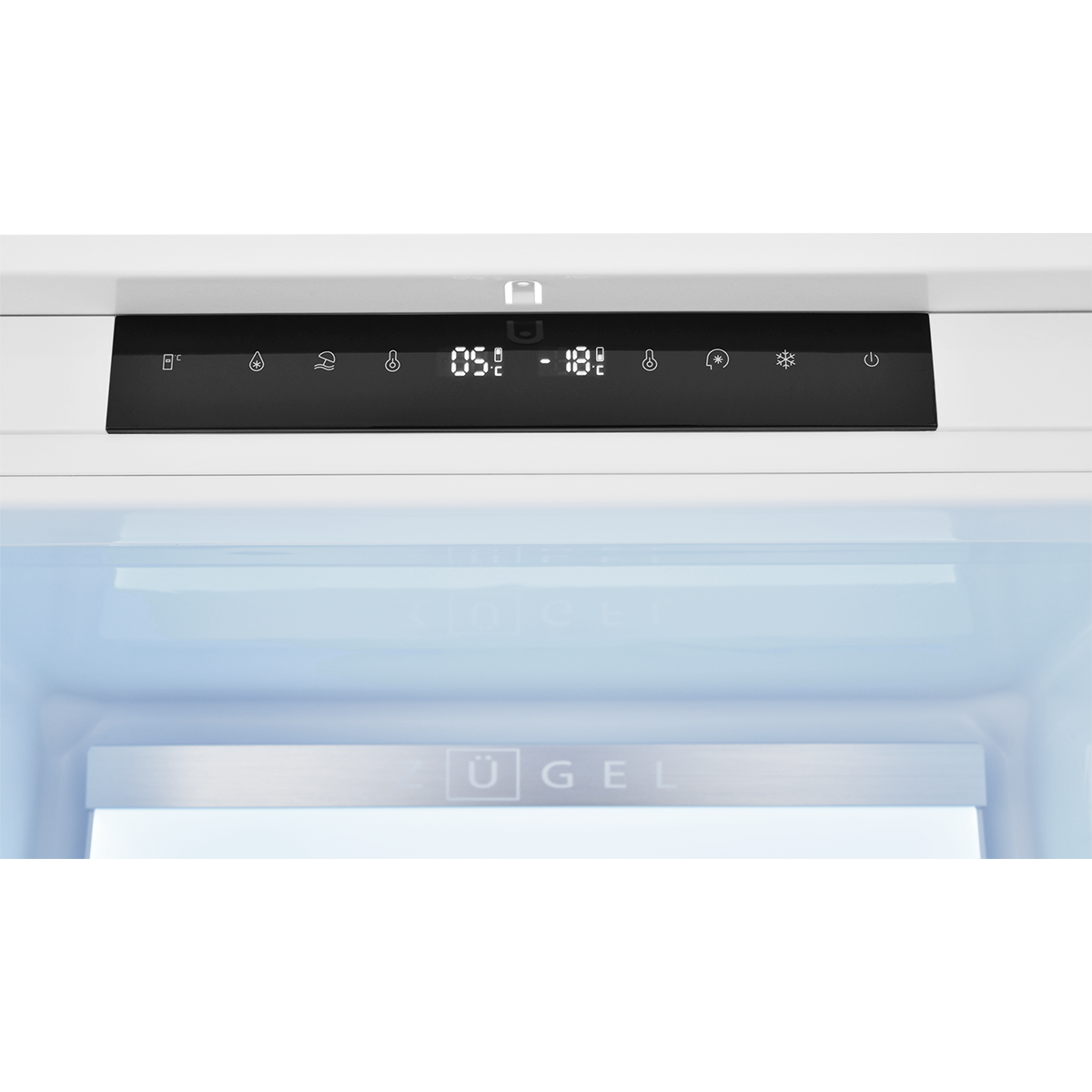 картинка Встраиваемый двухкамерный холодильник ZUGEL ZRI2070FNF (Full No Frost, Inverter)