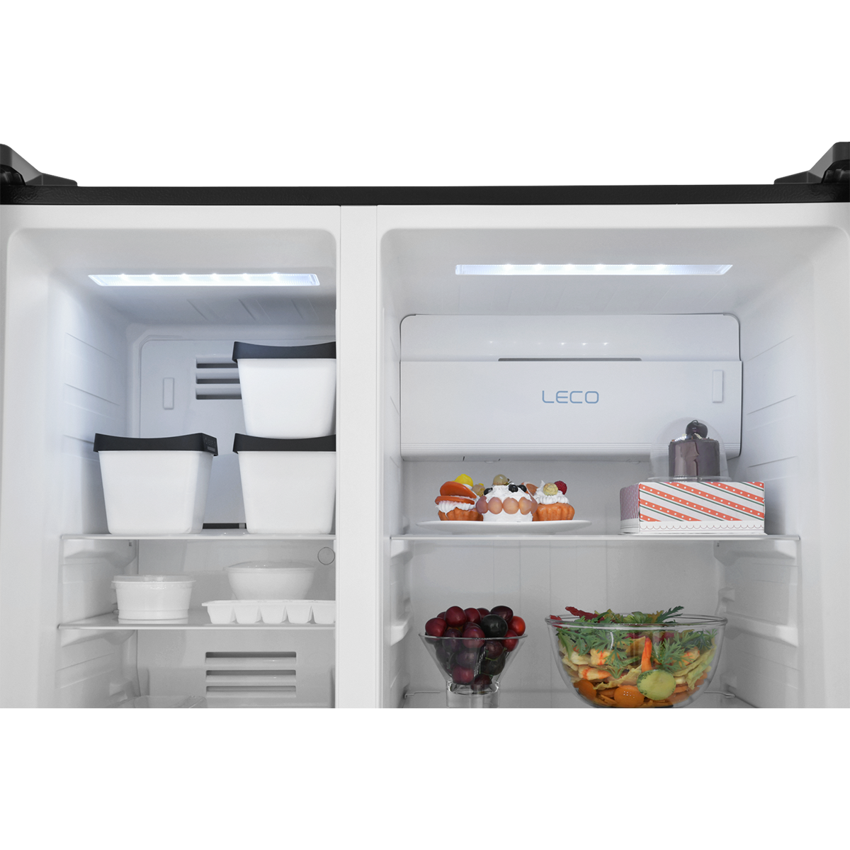 картинка Холодильник Side-by-Side ZUGEL ZRSS630B, чёрная сталь