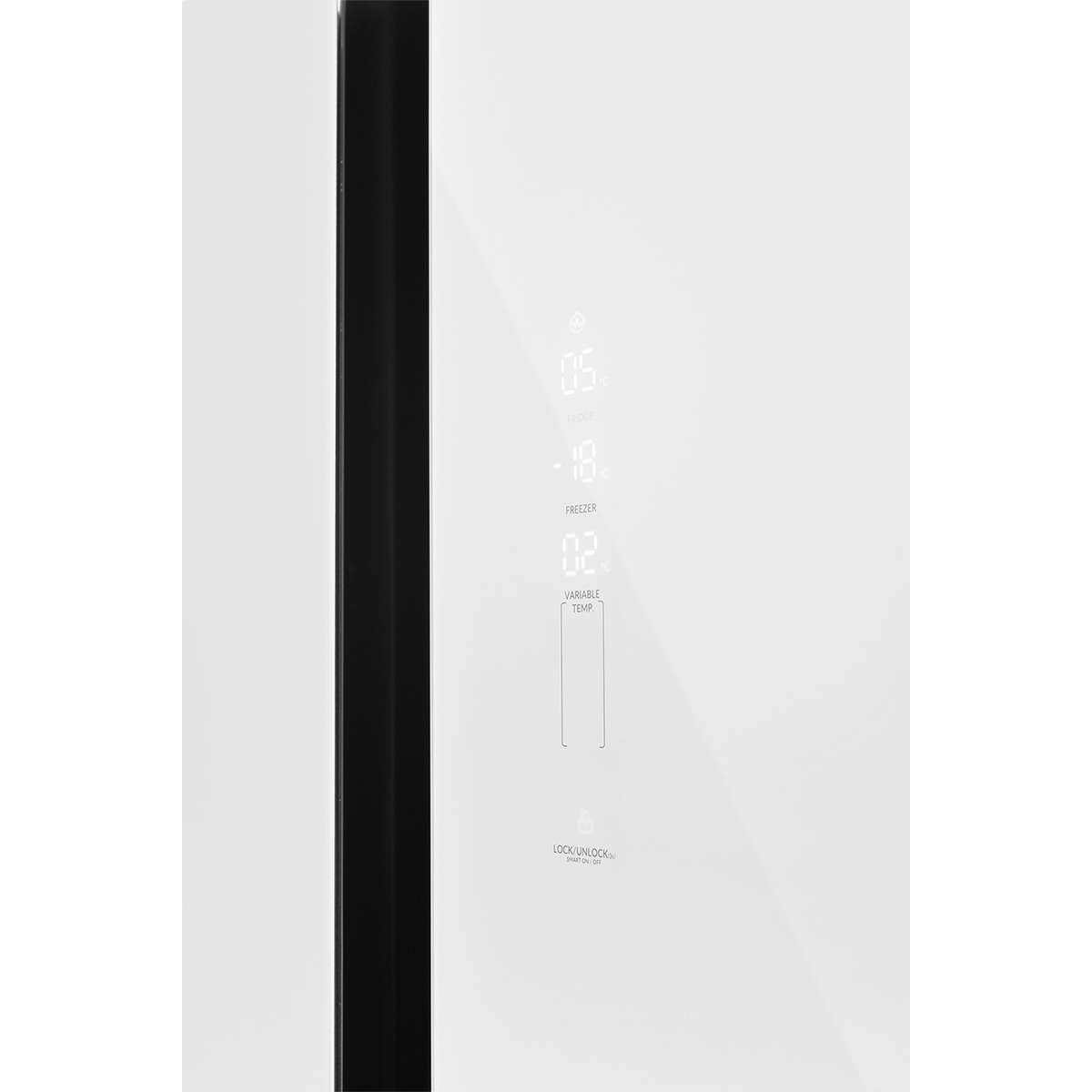 картинка Холодильник T-Door ZUGEL ZRTD459GW, белое стекло