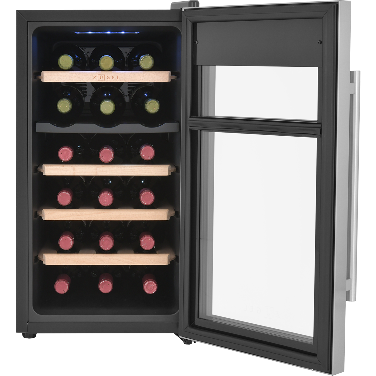 картинка Винный шкаф ZUGEL ZTWF182DX, Dual Zone
