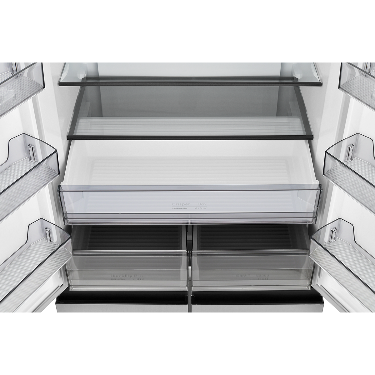 картинка Холодильник Cross Door ZUGEL ZRCD430X, нерж. сталь