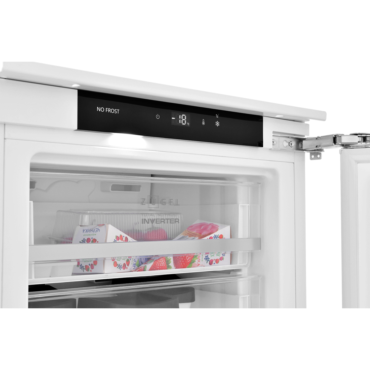 Встраиваемый морозильник ZUGEL ZFI710NF (Full No Frost, Inverter)