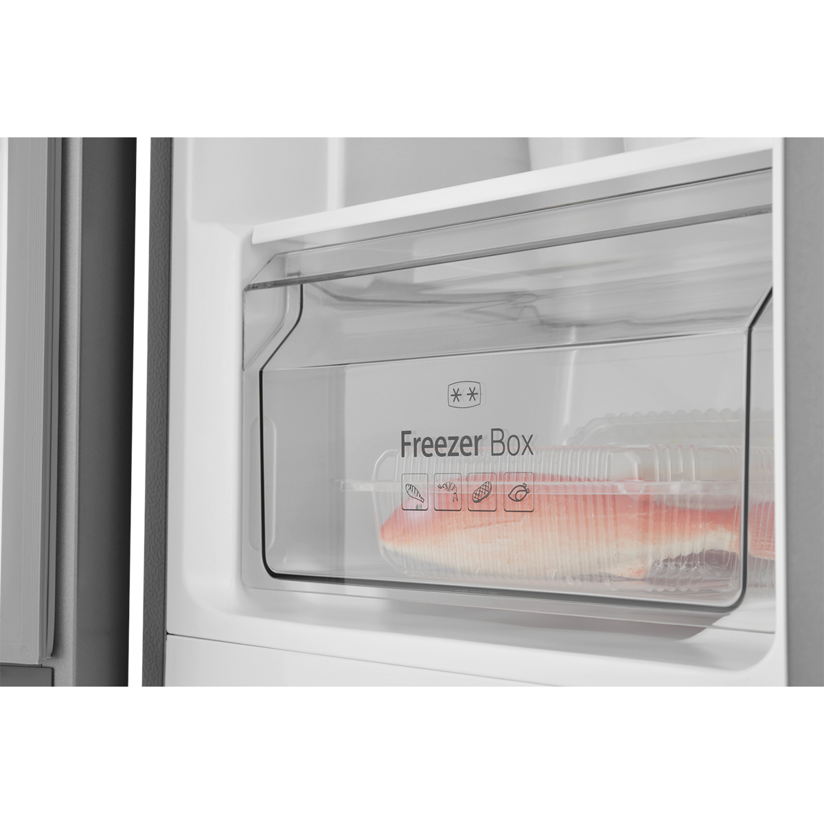 картинка Холодильник Side-by-Side ZUGEL ZRF1851X, нерж. сталь