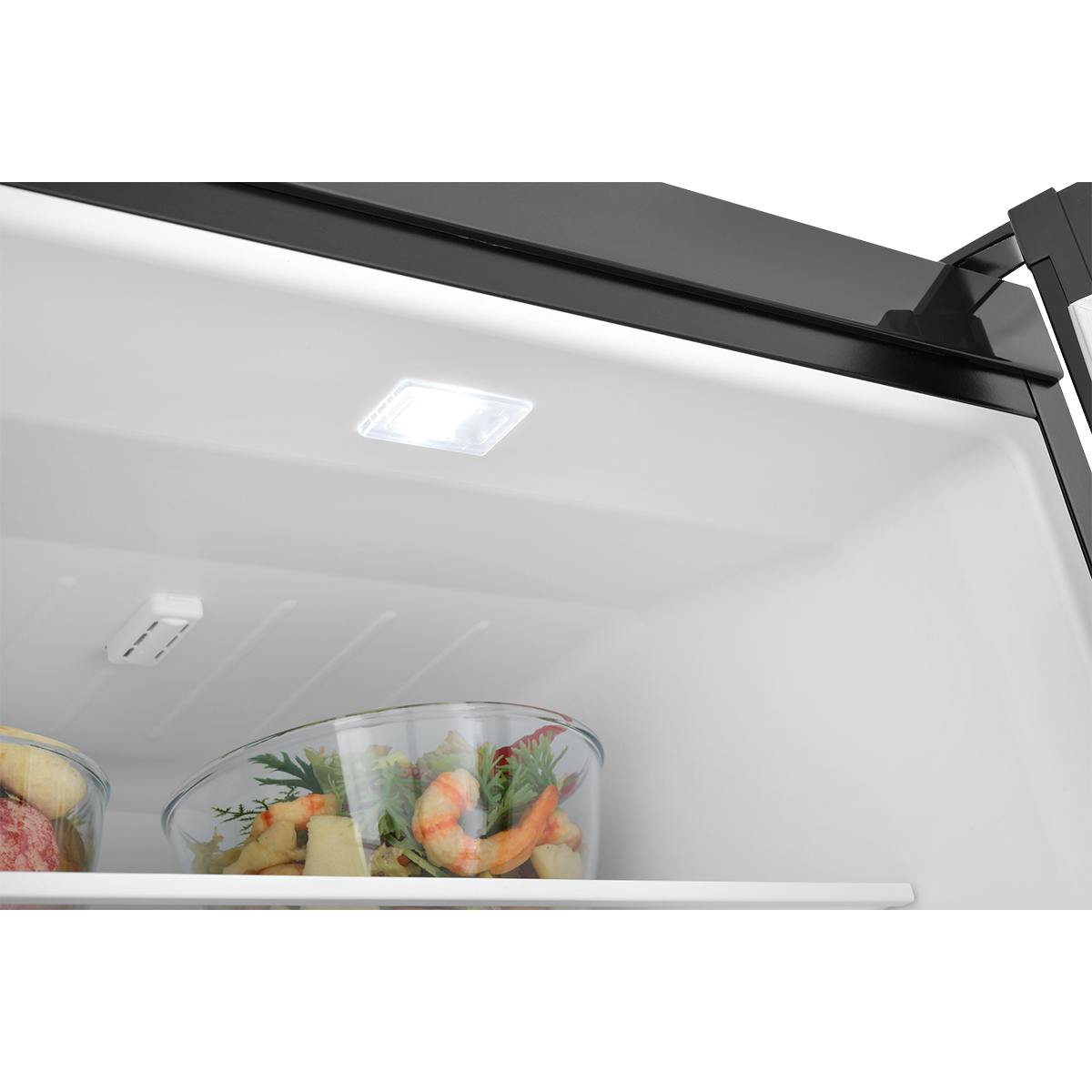 картинка Холодильник комбинированный ZUGEL ZRFB2BNFL, черный металл