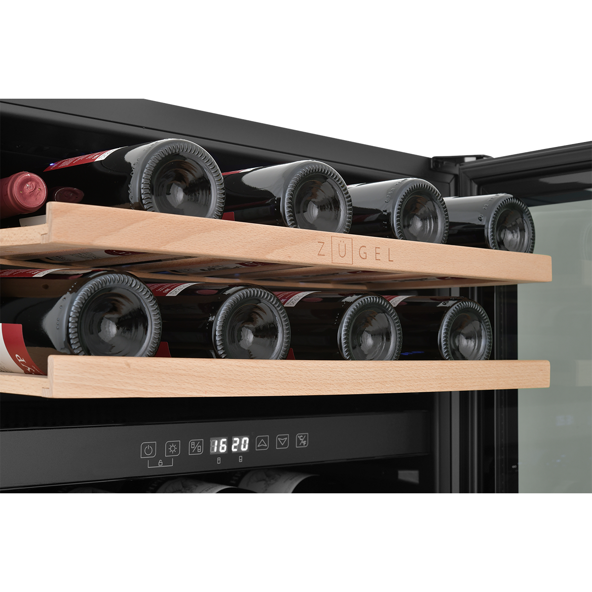 картинка Встраиваемый винный шкаф ZUGEL ZCWI460DB, Dual Zone
