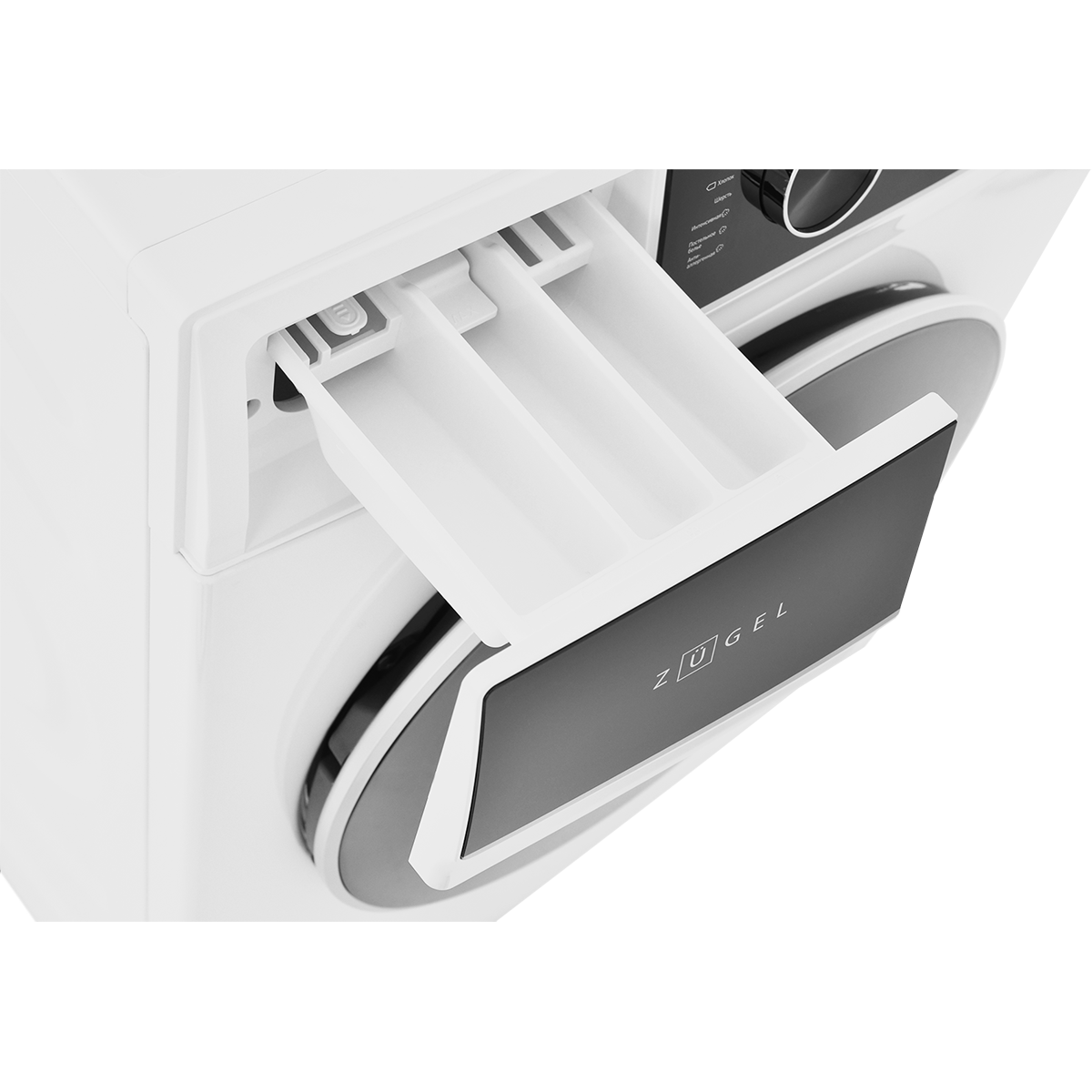 Стирально-сушильная машина ZUGEL ZWDF10712I Inverter DD Steam, белая