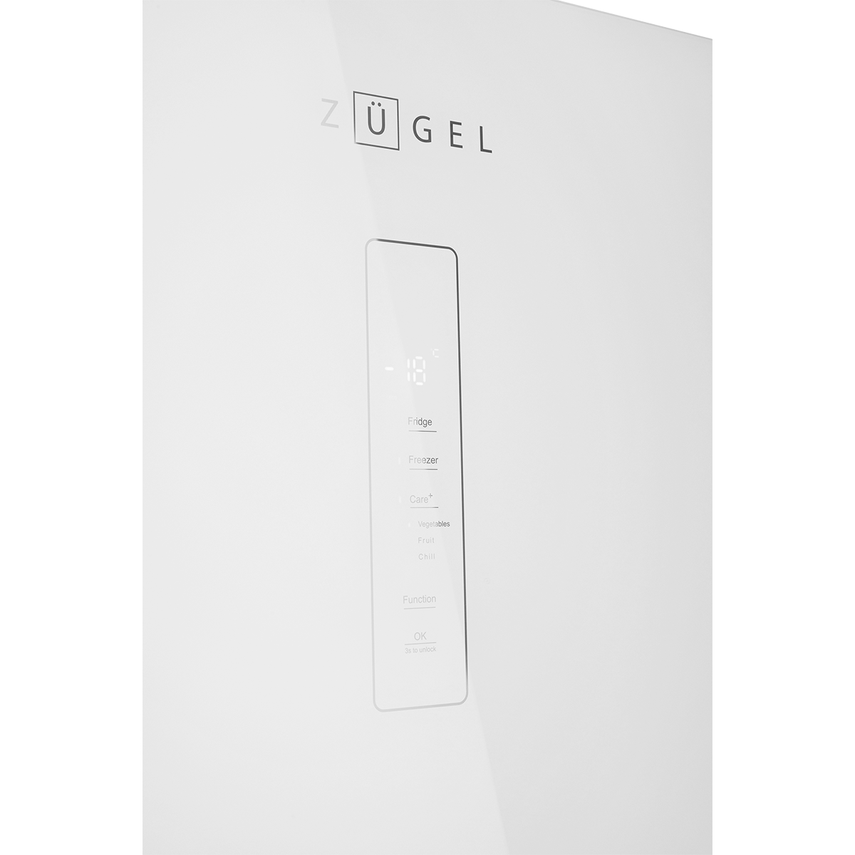Холодильник Italian Door ZUGEL ZRFD362W, белое стекло