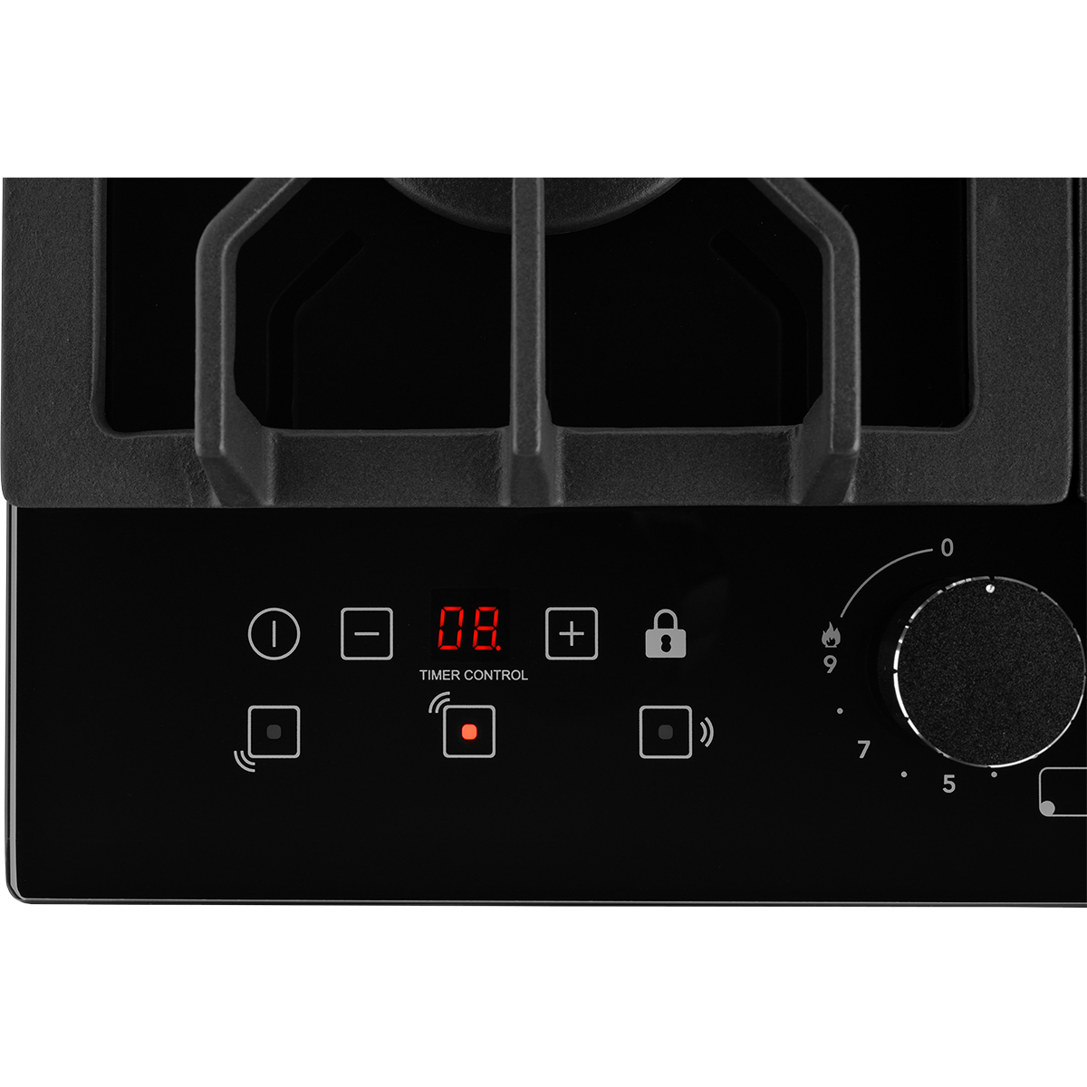 картинка Встраиваемая газовая варочная панель ZUGEL ZGH450X, черная