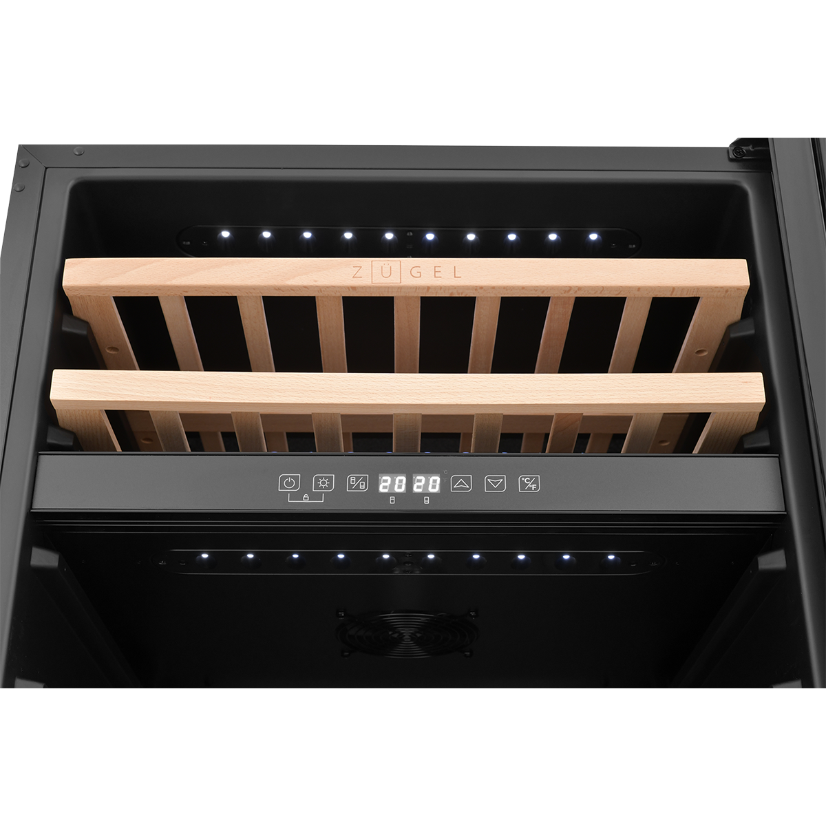 картинка Встраиваемый винный шкаф ZUGEL ZCWI460DB, Dual Zone