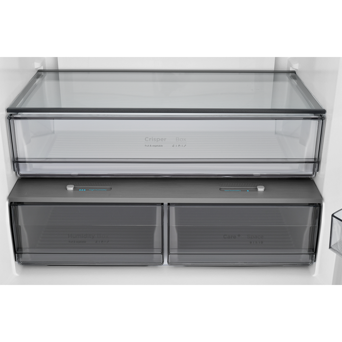 картинка Холодильник Cross Door ZUGEL ZRCD430B, чёрная сталь